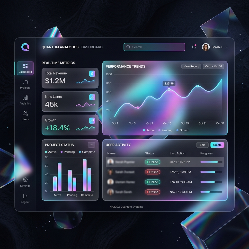 Iridescent Web Portal