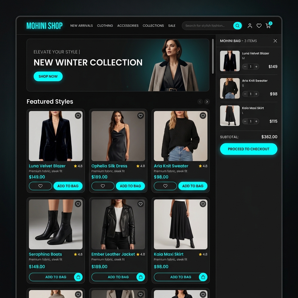 Mohini Shop E-Commerce